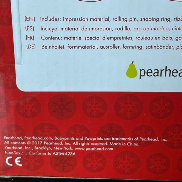 Pearhead Pawprints Ornament Capture Your Fur Babies Foot Print - Picture 8 of 10